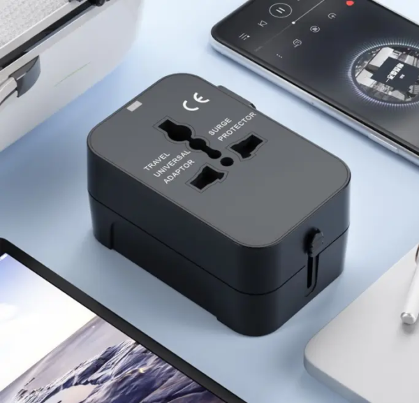 Universal Travel Adapter, International All in One Worldwide Travel Adapter and Wall Charger with USB Ports with Multi Type Power Outlet USB 2.1A,100-250 Voltage Travel Charger - Image 4